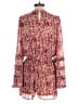 Voge Boutique Paisley Burgundy Brown Romper Size S - photo 2