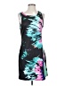 Unbranded Graphic Teal Cocktail Dress Size S (estimated) - photo 1