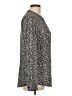 Jones New York 100% Polyester Animal Print Gray Long Sleeve Blouse Size L - photo 4