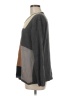 Lise J Color Block Gray Pullover Sweater Size M - photo 6