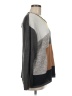 Lise J Color Block Gray Pullover Sweater Size M - photo 5