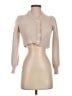 LoveShackFancy Tan Ivory Wool Cardigan Size XS - photo 1