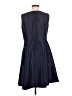 Nine West 100% Polyester Solid Blue Cocktail Dress Size 8 - photo 2