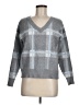 Max Studio Plaid Gray Pullover Sweater Size M - photo 1