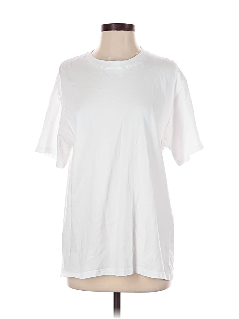 Pre-owned Hyfve Short Sleeve T-shirt In White