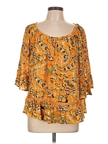 Fever 3/4 Sleeve Blouse (view 1)