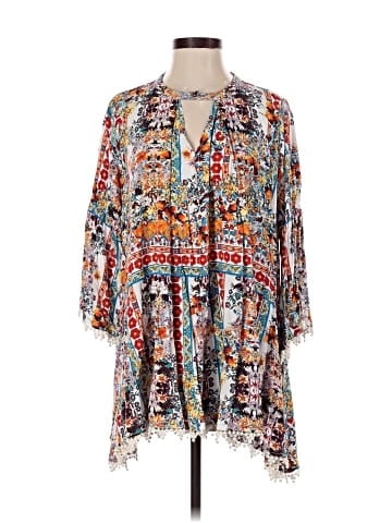 Umgee 3/4 Sleeve Blouse (view 1)