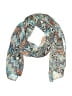 Unbranded 100% Polyester Teal White Scarf One size - photo 1