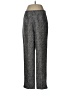 Sunny Leigh 100% Silk Tweed Silver Silk Pants Size 6 - photo 1