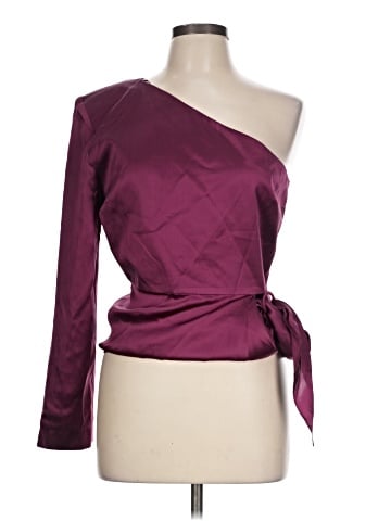 Amanda Uprichard 3/4 Sleeve Silk Top (view 1)