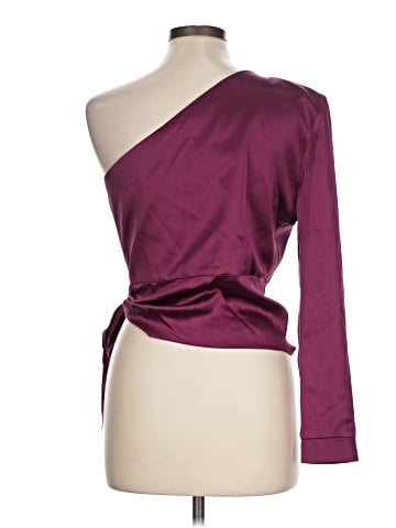 Amanda Uprichard 3/4 Sleeve Silk Top (view 2)