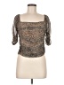 By Anthropologie Brown 3/4 Sleeve Blouse Size M - photo 1