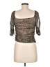 By Anthropologie Brown 3/4 Sleeve Blouse Size M - photo 2