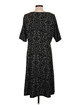 black a line swing dress Black Sleeveless Swing Dress - Large main image 0