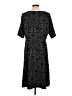 Lands' End Paisley Black Casual Dress Size L - photo 2