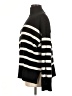 Zara Stripes Black Turtleneck Sweater Size M - photo 5