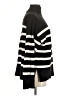 Zara Stripes Black Turtleneck Sweater Size M - photo 4