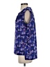 Tahari Floral Purple Blue Sleeveless Blouse Size S - photo 5