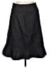 Garnish Solid Black Gray Casual Skirt Size M - photo 1