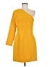 Gianni Bini Solid Yellow Cocktail Dress Size 8 - photo 1