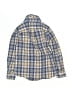 Janie and Jack 100% Cotton Plaid Blue Long Sleeve Button-Down Shirt Size 4 - photo 2