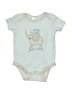 Little Beginnings Blue Short Sleeve Onesie Size 3-6 mo - photo 1