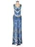 Hale Bob Paisley Blue Jumpsuit Size S - photo 1
