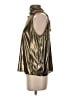 Generation Love 100% Polyester Metallic Gold Sleeveless Blouse Size S - photo 5