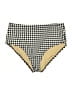 Linenfox Houndstooth Ivory White Swimsuit Bottoms Size L - photo 1