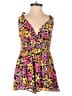Lulus 100% Rayon Floral Yellow Black Romper Size XS - photo 1