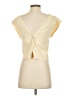 Zara Ivory Short Sleeve Top Size S - photo 2