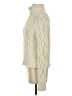 Lands' End 100% Baumwolle Ivory Turtleneck Sweater Size S - photo 5