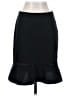 Express Solid Black Formal Skirt Size S - photo 1