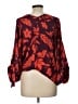 Easel 100% Polyester Red Long Sleeve Blouse Size L - photo 2