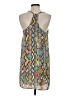 Abbeline 100% Polyester Print Tan Cocktail Dress Size S - photo 2
