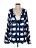 Porridge Blue Long Sleeve Blouse Size Med (2) - photo 1