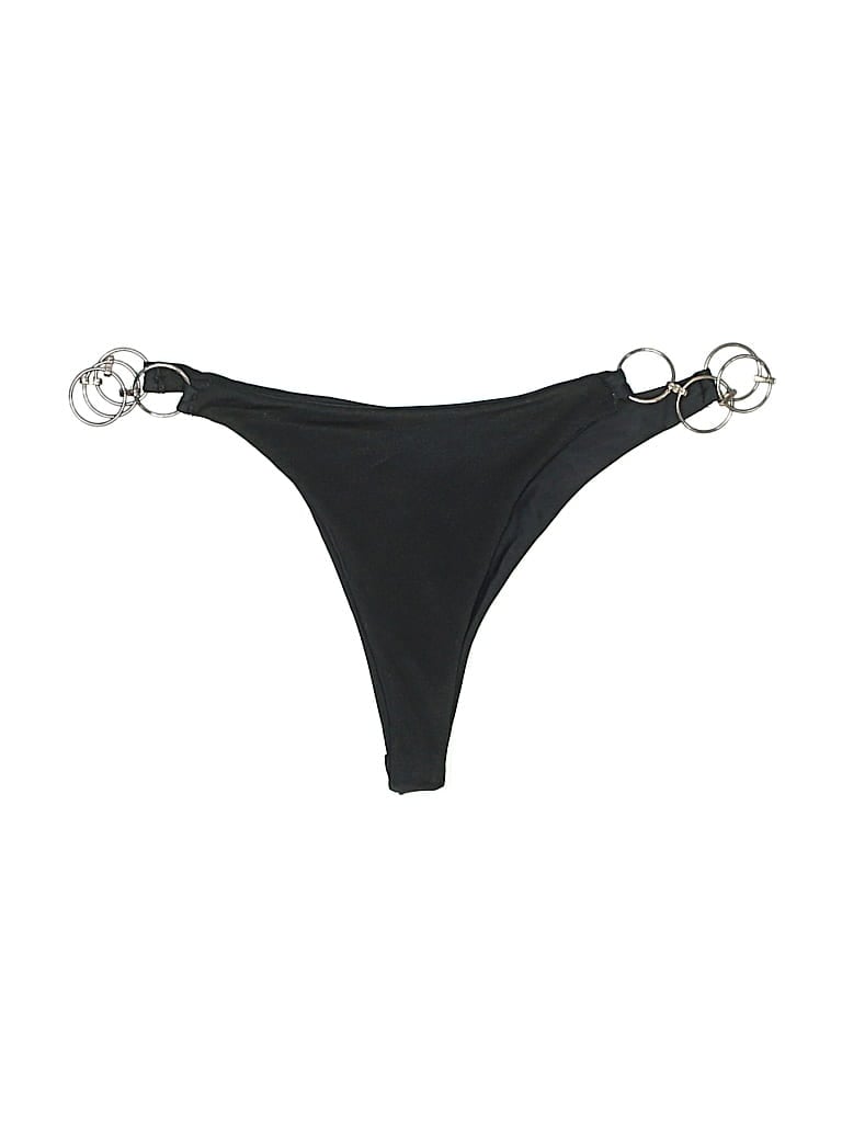 Pre-owned Haute Hippie Swimsuit Bottoms In Black