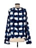 Porridge Blue Long Sleeve Blouse Size Med (2) - photo 2