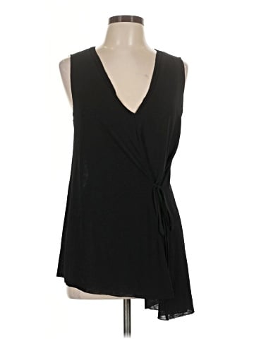 Zara W&B Collection Sleeveless Blouse (view 1)