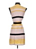 Jason Wu 100% Polyester Stripes Yellow Casual Dress Size XS - photo 2