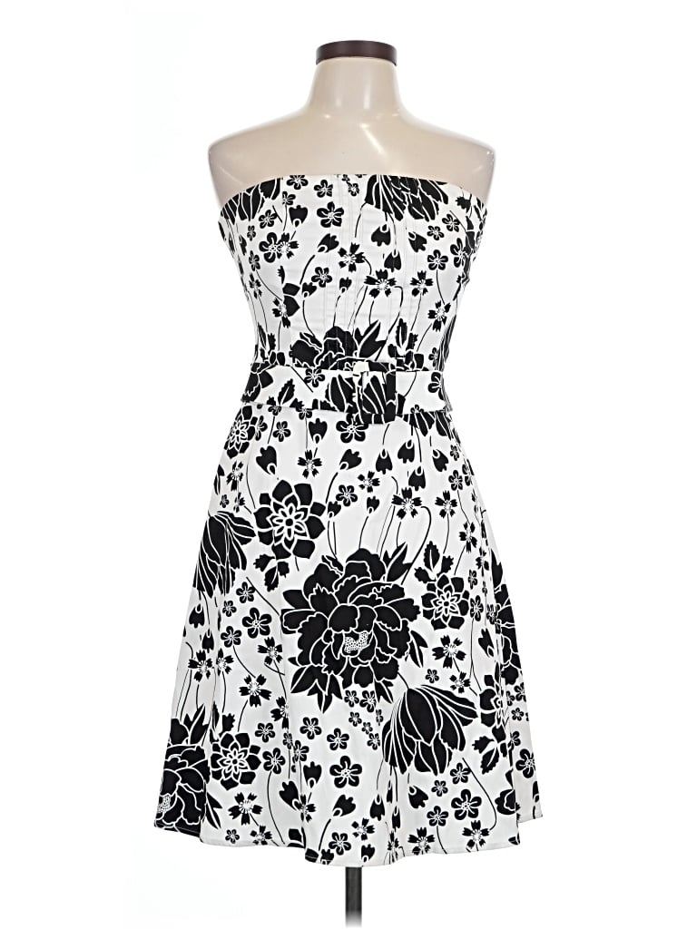 Pre-owned B. Smart Cocktail Dress In White