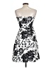 B. Smart Print White Cocktail Dress Size 10 - photo 2