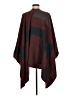 BB Dakota Plaid Burgundy Poncho One size - photo 2