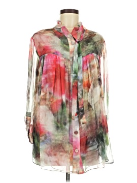 Adam Lippes Long Sleeve Silk Top