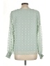Blooming Jelly 100% Polyester Green Long Sleeve Blouse Size L - photo 2
