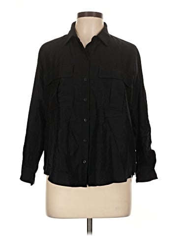 Old Navy 3/4 Sleeve Button-Down Shirt (view 1)