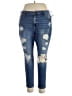 Hollister Hearts Blue Jeans Size 19s - photo 1