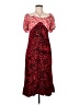 SO 100% Rayon Animal Print Red Cocktail Dress Size M - photo 1