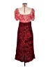 SO 100% Rayon Animal Print Red Cocktail Dress Size M - photo 2