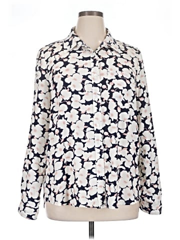 Skies Are Blue Long Sleeve Blouse (view 1)